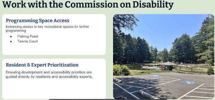 Work with the Commission on Disability — accessibility improvements