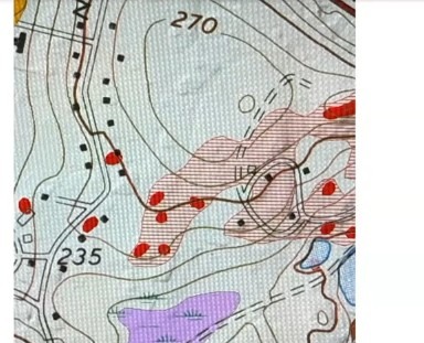 Surficial geology map of the Sewataro property